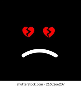 sad emoticon when lover decides