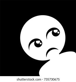 sad expression