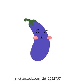 Sad expression face character design