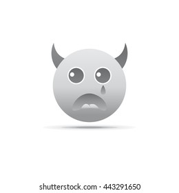 sad expression sign icon face