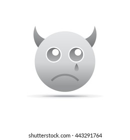 sad expression sign icon face