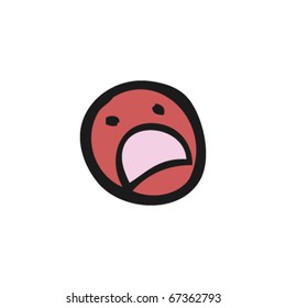 sad face cartoon