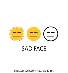 Sad face emoji | Upset face | Sad expression