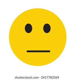 sad Face. sad emoji vector yellow. Vector sad circle face. sadly Vector, eps10