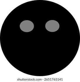 A sad face with gray ayes