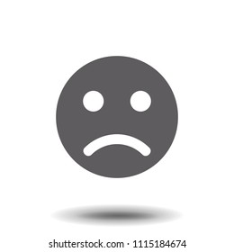 Sad face icon