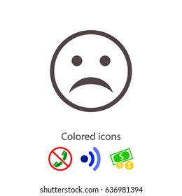 Sad Face Icon 