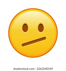 Sad face Large size of yellow emoji smile