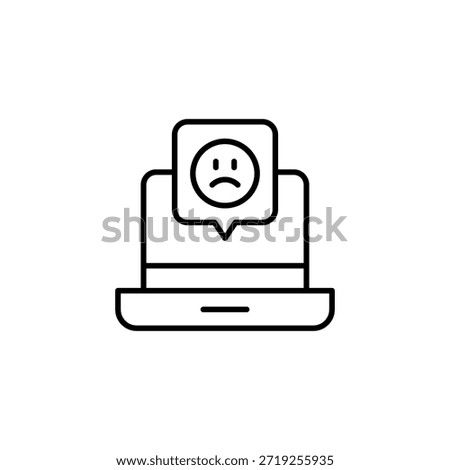 Sad Feedback Online Message Unhappy Client Computer