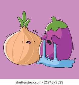 Sad Fruit Memes Tshirt Vector Design