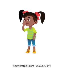 sad girl forgot doll in bus cartoon vector. sad girl forgot doll in bus character. isolated flat cartoon illustration