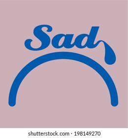 Sad icon