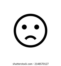 Sad icon for apps and web sites