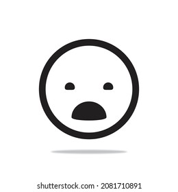 Triste vector de diseño de iconos. Vector Eps 10.