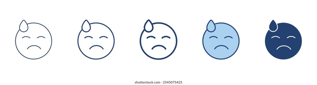Sad icon Symbol set collection