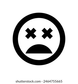 Sad icon vector design in eps 10