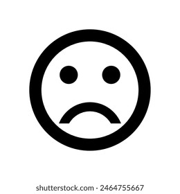 Sad icon vector design in eps 10