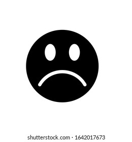 Sad Imoji, Emoticon Icon Vector