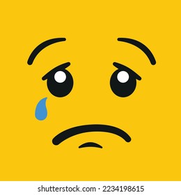 Sad Lego Yellowhead Tear Sorrow Crying Face Smiley