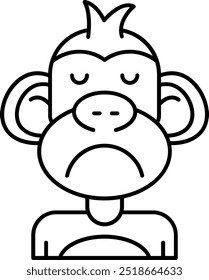 Sad Line, Vektorsymbol-Design