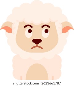Diseño de icono de Vector de línea triste