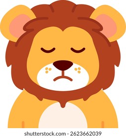 Sad Line vector Icon Design