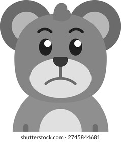Sad Line vector Icon Design