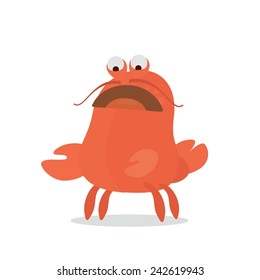 Sad lobster crying