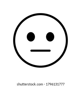 Sad people emoticon  vector illustration isolated on white background