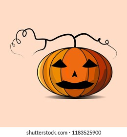 it's a sad pumpkin illustration