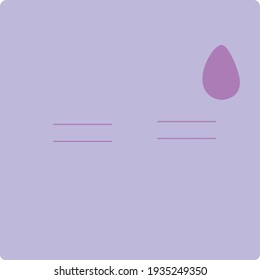 sad, purple, crying face icon 