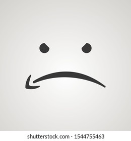 Amazonのロゴによる悲しい笑顔 Eコマースの文字のサイン 怒りのアイコン 嫌な抗議のサイン 矢印のロゴタイプ プライム配信が正しくありません ベクターイラスト のベクター画像素材 ロイヤリティフリー Shutterstock