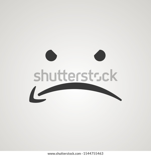 Amazonのロゴによる悲しい笑顔 Eコマースの文字のサイン 怒りのアイコン 嫌な抗議のサイン 矢印のロゴ タイプ プライム配信が正しくありません ベクターイラスト のベクター画像素材 ロイヤリティフリー