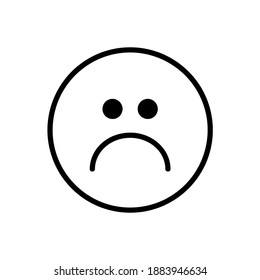 Sad Emoticon Stock Vector (Royalty Free) 383670250 | Shutterstock