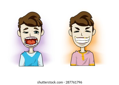 Sad or Smile with your teeth