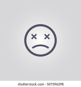 sad smiley. face icon