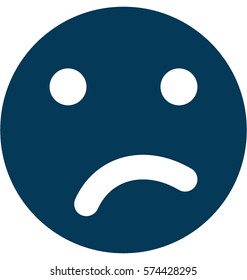 Sad Smiley Vector Icon