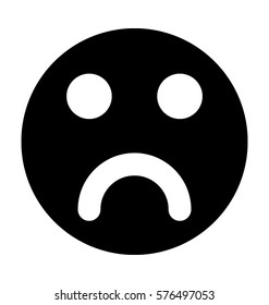 Sad Smiley Vector Icon