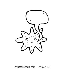 sad starfish cartoon