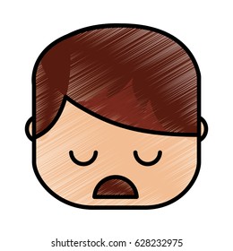 Sad and stressed man