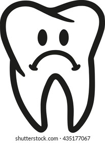 Sad tooth - toothhache