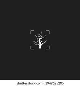 ilustración vectorial de captura de árbol triste