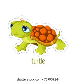 The sad turtle cartoon