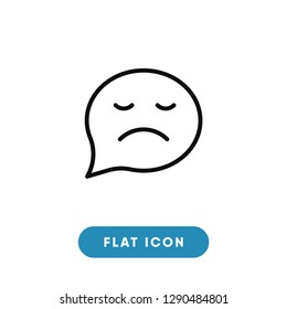 Sad vector icon