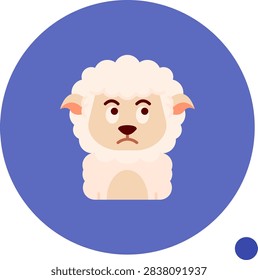 Sad vector Icon Design Illustration