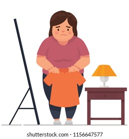 Sad Fat Stock Illustrations Images Vectors Shutterstock