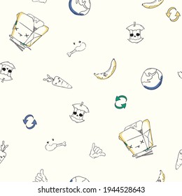 sad world pollution, angry world with trash