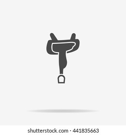 Saddle icon. Vector concept illustration for design.