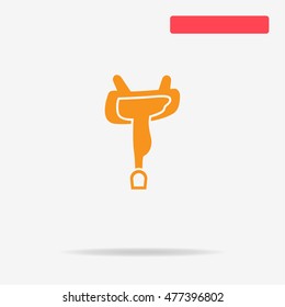 Saddle icon. Vector concept illustration for design.