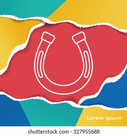 saddle line icon
